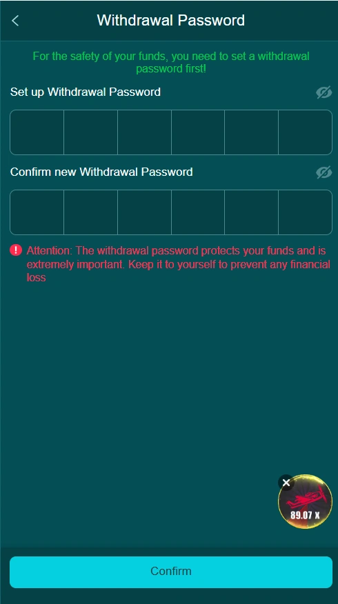 HH98 Game withdrawal